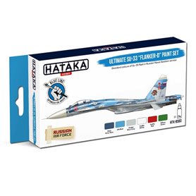 Hataka BS83 BLUE-LINE Zestaw farb ULTIMATE SU-33 FLANKER-D
