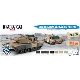 Hataka BS67 BLUE-LINE Zestaw farb MODERN US ARMY AND USMC AFV