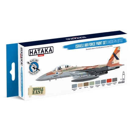 Hataka BS62 Israeli Air Force paint set ( modern jets)