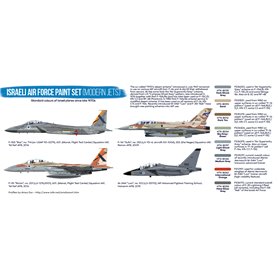 Hataka BS62 Israeli Air Force paint set ( modern jets)