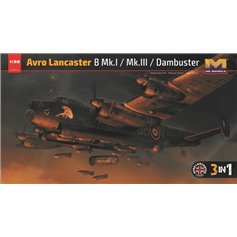 HK Models 1:32 Avro Lancaster B Mk.I / Mk.III / Dambuster - 3in1