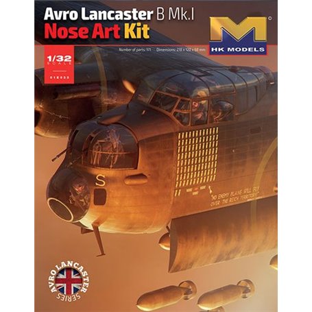 HK Models 01E033 1/32 Avro Lancaster B Mk.I Nose Art Kit