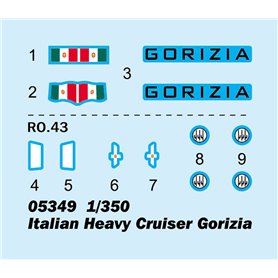 Trumpeter 1:350 Gorizia - ITALIAN HEAVY CRUISER