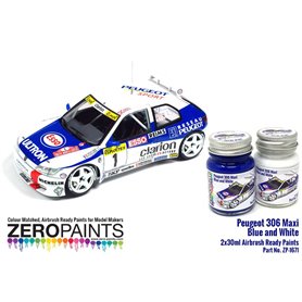 Zero Paints 1671 Peugeot 306 maxi 1996 Monte Carlo 2x30ml