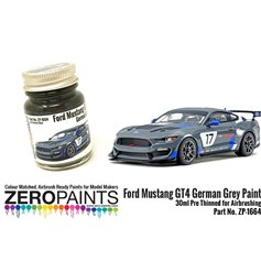 Zero Paints 1664 FORD MUSTANG GT4 GERMAN GREY - 30ml