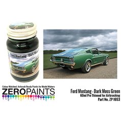Zero Paints 1653 FORD MUSTANG 1960'S - DARK MOSS GREEN - 60ml