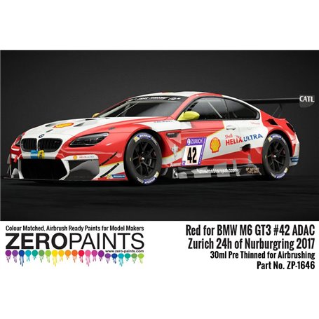 Zero Paints 1646 BMW M6 GT3 42 Zurich 24h of Nurburgring