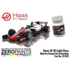 Zero Paints 1572 - Haas VF-18 Light Grey Paint 30ml