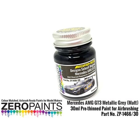 Zero Paints 1466/30 MERCEDES AMG GT3 METALLIC GREY - 30ml