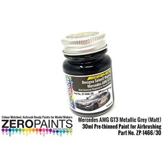 Zero Paints 1466/30 - Mercedes AMG GT3 Metallic Grey 30ml