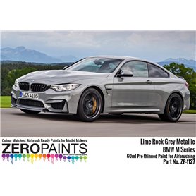 Zero Paints 1127 BMW LIME ROCK GREY METALLIC PAINT - 60ml