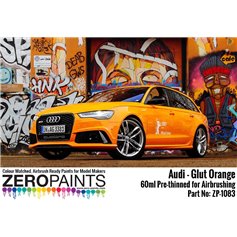 Zero Paints 1083-Audi RS - GLUT Orange Paint 60ml