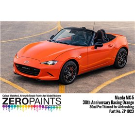 Zero Paints 1023 30TH ANNIVERSARY RACING ORANGE - 30ml