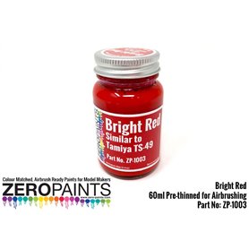 Zero Paints 1003 - Bright Red Paint (Similar to TS49) 60ml