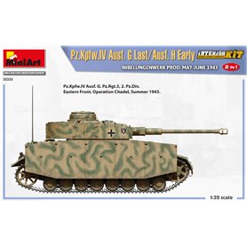 Mini Art 1:35 Pz.Kpfw.IV Ausf.G LAST / AUSF.H EARLY - NIBELUNGENWERK PROD. MAY-JUNE 1943 - INTERIOR KIT