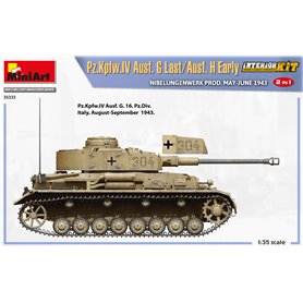 Mini Art 1:35 Pz.Kpfw.IV Ausf.G LAST / AUSF.H EARLY - NIBELUNGENWERK PROD. MAY-JUNE 1943 - INTERIOR KIT