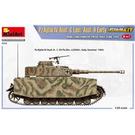Mini Art 1:35 Pz.Kpfw.IV Ausf.G LAST / AUSF.H EARLY - NIBELUNGENWERK PROD. MAY-JUNE 1943 - INTERIOR KIT