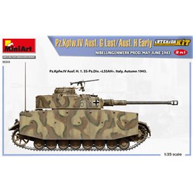 Mini Art 1:35 Pz.Kpfw.IV Ausf.G LAST / AUSF.H EARLY - NIBELUNGENWERK PROD. MAY-JUNE 1943 - INTERIOR KIT
