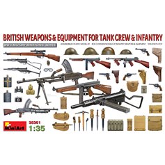 Mini Art 1:35 BRITISH WEAPONS AND EQUIPMENT FOR TANK CREW AND INFANTRY
