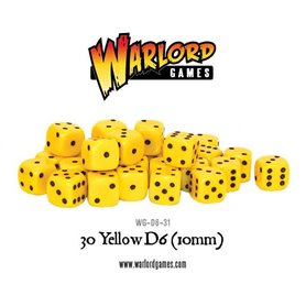 Bolt Action Dice Blister Spot dice 10mm - Yellow (30)