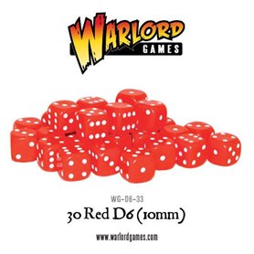 Bolt Action Dice Blister Spot dice 10mm - Red (30)