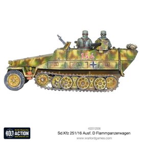 Bolt Action Sd.Kfz 251/16 Ausf D Flammpanzerwagen Half Track