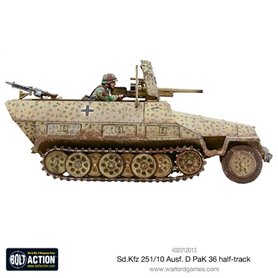 Bolt Action Sd.Kfz 251/10 ausf D (3.7mm Pak) Half Track