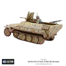 Bolt Action Sd.Kfz 251/10 ausf D (3.7mm Pak) Half Track