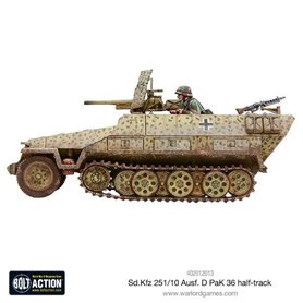 Bolt Action Sd.Kfz 251/10 ausf D (3.7mm Pak) Half Track