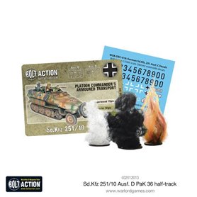 Bolt Action Sd.Kfz 251/10 ausf D (3.7mm Pak) Half Track