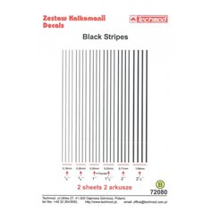 Techmod 72080 Black Stripes