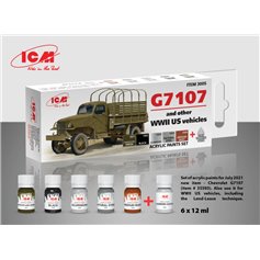 ICM Zestaw farb G7107 AND OTHER US VEHICLES