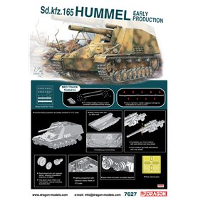 Dragon 7627 Sd.Kfz 165 Hummel Tank Early Production w/NEO Track