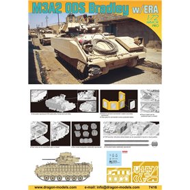 Dragon 7416 M3A2 ODS Bradley w/ERA