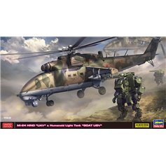 Hasegawa 1:72 Mi-24 Hind UAV + HUMANOID LIGHT TANK GOAT UGV - LIMITED EDITION