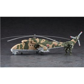 Hasegawa 02368 Mi-24 Hind "UAV" & Humanoid Light Tank "Goat UGV"