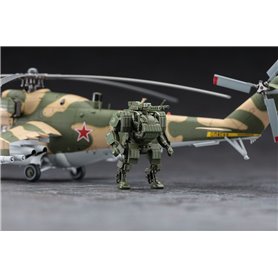 Hasegawa 02368 Mi-24 Hind "UAV" & Humanoid Light Tank "Goat UGV"