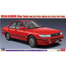 Hasegawa 20497 Nissan Bluebird 4Door Sedan 2000 SSS Attesa Limited (U12 Latter Type) (1989)