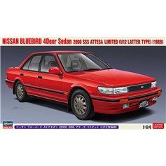 Hasegawa 1:24 Nissan Bluebird 4Door Sedan 2000 - SSS ATTESA LIMITED (U12 LATTER TYPE) (1989) - LIMITED EDITION