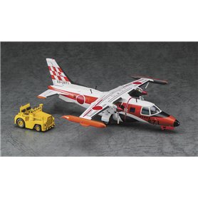 Hasegawa 02370 Mitsubishi MU-2J "Flight Check Squadron" w/Tractor