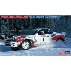 Hasegawa 1:24 Toyota Celica Turbo 4WD - 1993 SWEDISH RALLY WINNER - LIMITED EDITION