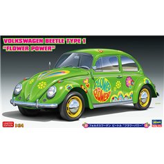 Hasegawa 1:24 Volkswagen Beetle Type 1 - FLOWER POWER - LIMITED EDITION
