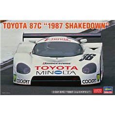 Hasegawa 1:24 Toyota 87C - 1987 SHAKEDOWN - LIMITED EDITION