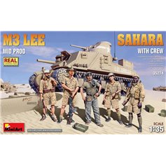 Mini Art 1:35 M3 Lee SAHARA - MID PRODUCTION - WITH CREW