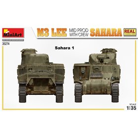 Mini Art 35274 M3 Lee mid.production  Sahara w/crew