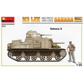 Mini Art 35274 M3 Lee mid.production  Sahara w/crew