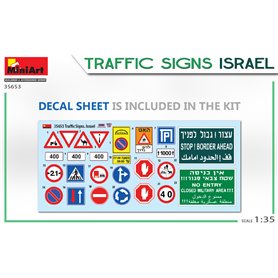 Mini Art 1:35 TRAFFIC SIGNS - ISRAEL