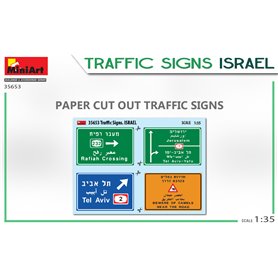 Mini Art 1:35 TRAFFIC SIGNS - ISRAEL