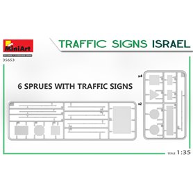 Mini Art 1:35 TRAFFIC SIGNS - ISRAEL