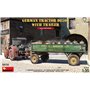 Mini Art 38038 German Tractor D8506 w/trailer